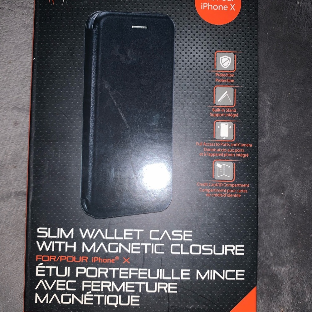 $5 ADD ON ✨iPhone X wallet case 📲